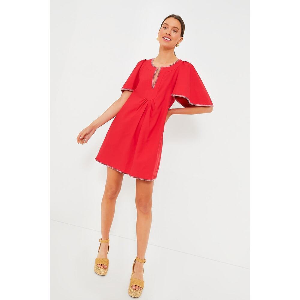 POMANDER PLACE Poppy Stitch Finley Flutter Sleeve Dress Size XL NWT - Picture 4 of 9